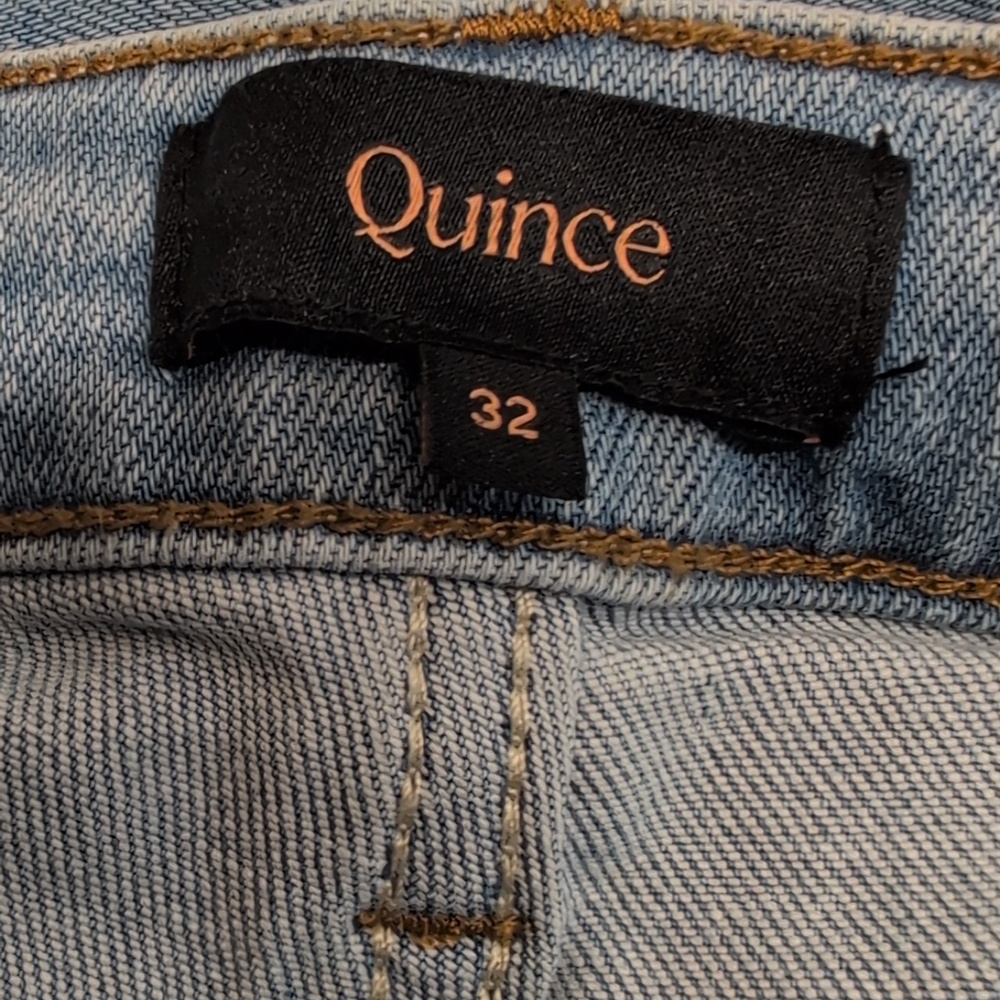 Quince Bella Stretch Wide Leg Jeans Size 32 NWT - Picture 6 of 7